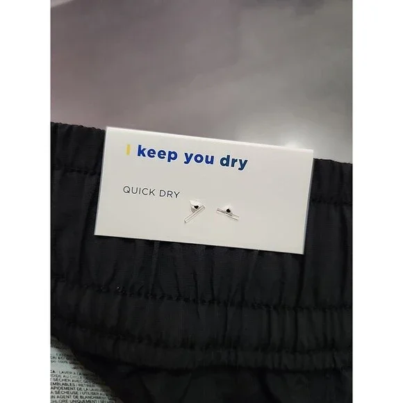 Old Navy Ankle-Zip Cargo Joggers Womens S Petite Black Quick Dry Nylon NEW - Picture 7 of 11